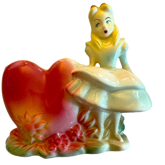 Alice in Wonderland Planter by Walt Disney Prod made in the 50’s inGoodCondition - Picture 1 of 8